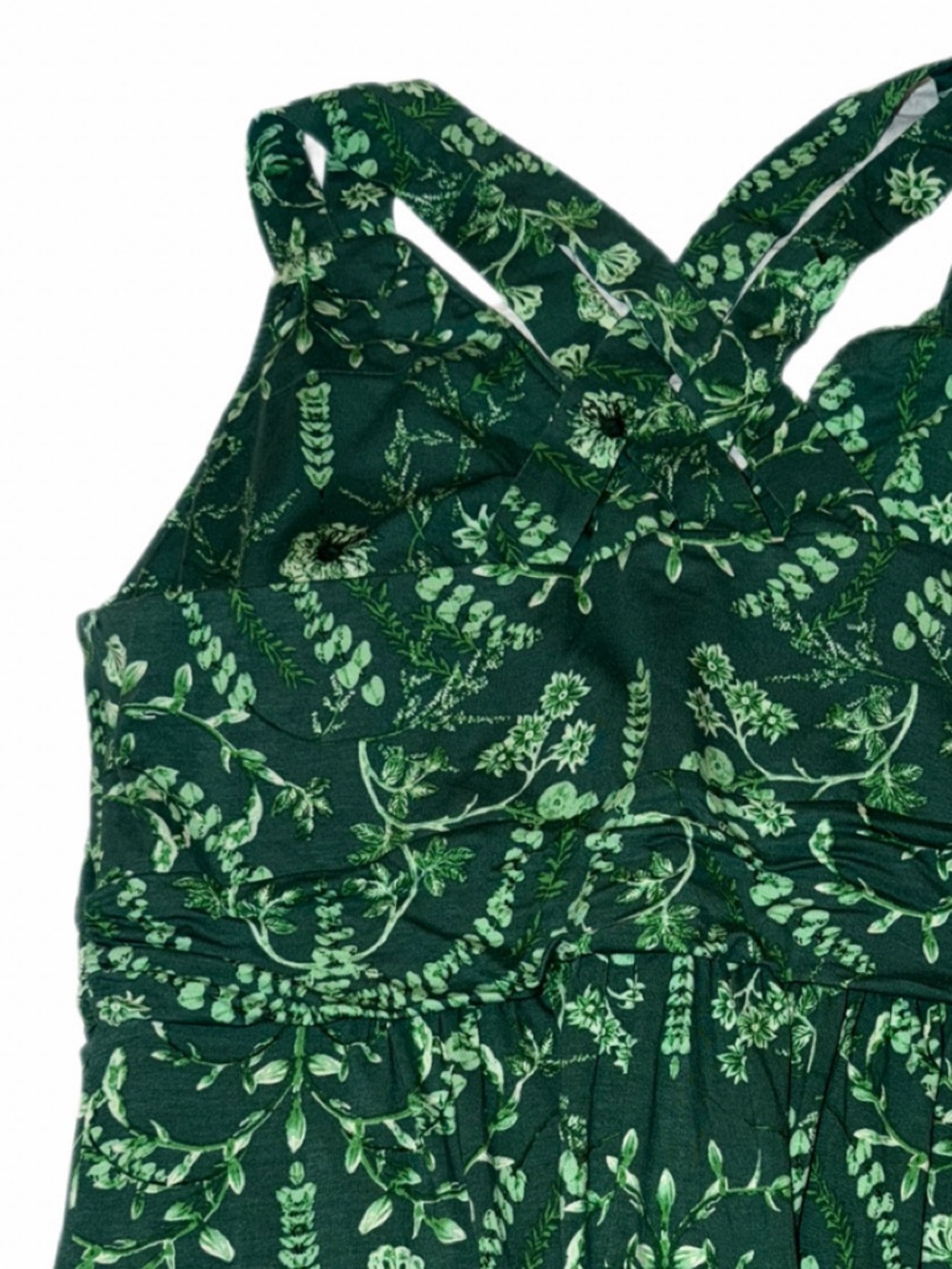 Womens Soma Maxi Tropical Print dress
w/ pockets Lined cups and strappy back xl - Picture 9 of 12